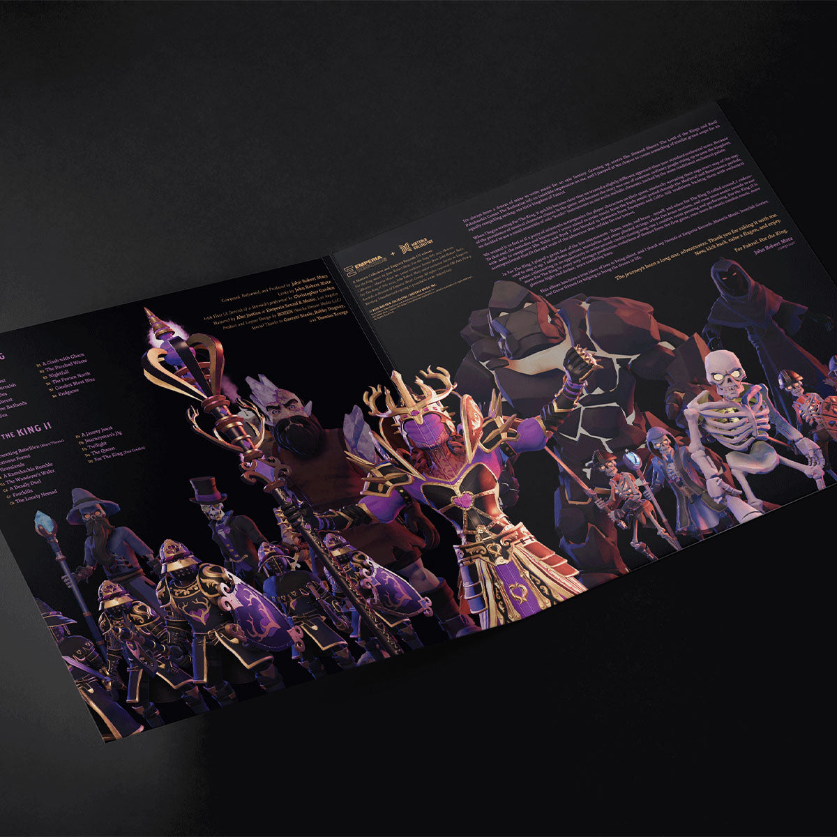 FOR THE KING 1+2 (DOUBLE DELUXE VINYL)